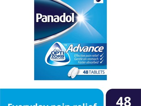 Panadol Advance Paracetamol 500mg Tablets For Fever And Pain Relief, Pack of 48 s Supply