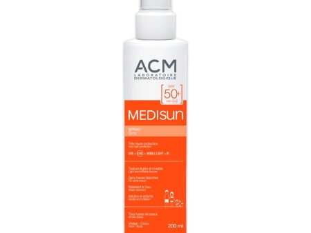 ACM Medisun SPF50+ Sun Protection Spray With IR & Visible Light Protection For Adults & Children 200ml Cheap