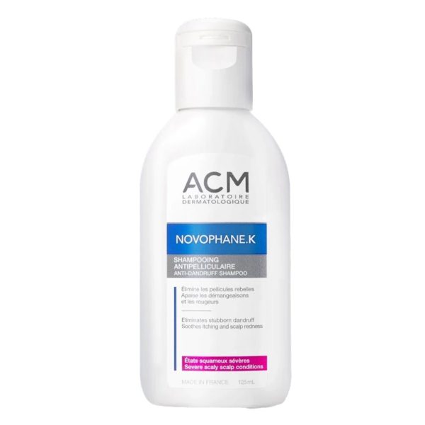 ACM Novophane K Anti-Dandruff Shampoo For Severe Scaly Scalp 125ml Sale