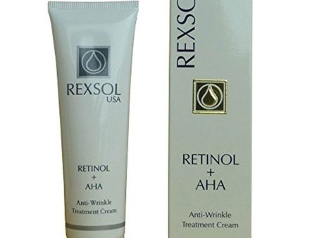 Rexsol Retinol+AHA Anti-Wrinkle Treatment Cream 60 mL For Sale