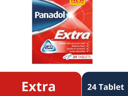 Panadol Extra Optizorb Tablets For Fever And Pain Relief, Pack of 24 s Hot on Sale