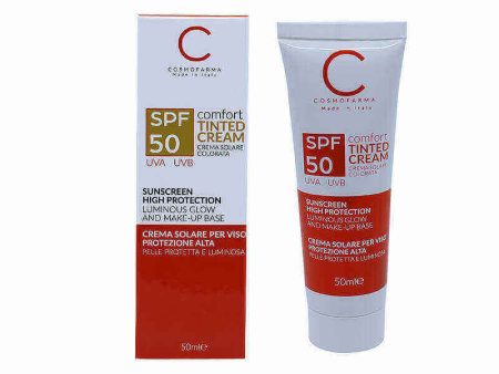 Cosmo Sunscreen SPF 50 Tinted Cream 50 ml 2925- GLOBAL For Discount