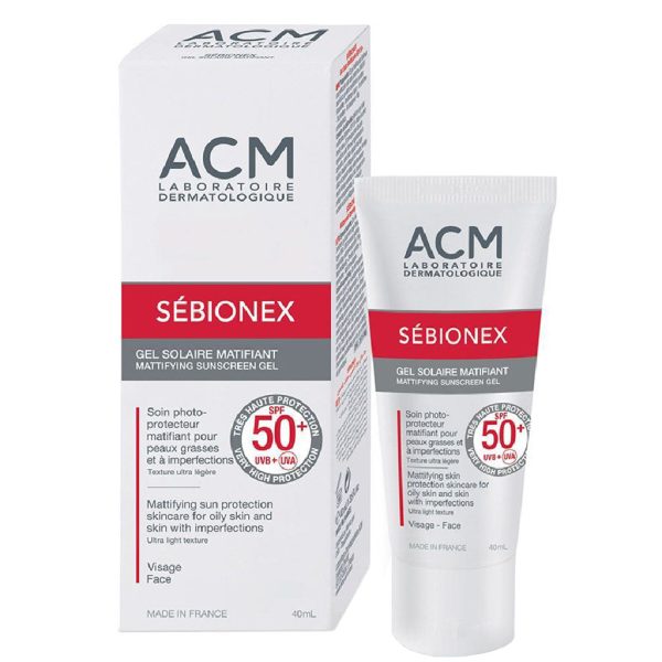 ACM Sebionex SPF50+ Mattifying Sunscreen Gel 40ml Online Hot Sale