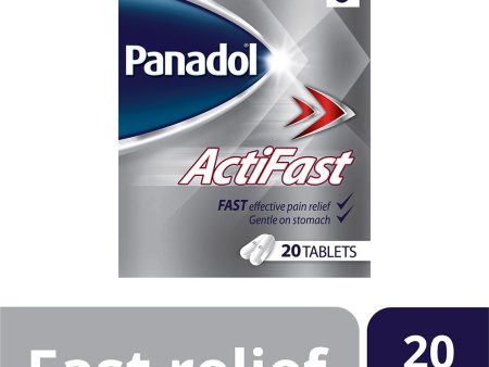 Panadol Actifast Paracetamol 500mg Tablets For Fever And Pain Relief, Pack of 20 s Cheap