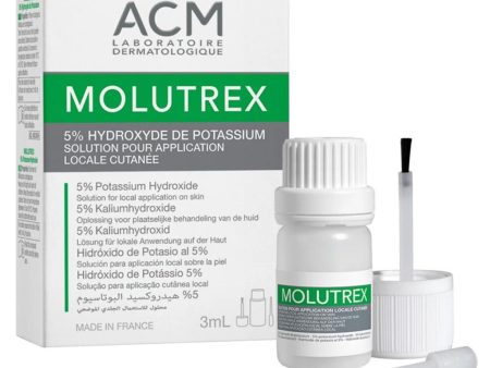 ACM Molutrex 5% Potassium Hydroxide Topical Solution For Molluscum Contagiosum 3ml Online Sale