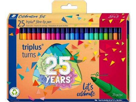 Huopakynä 25 kpl Triplus Color Staedtler For Sale