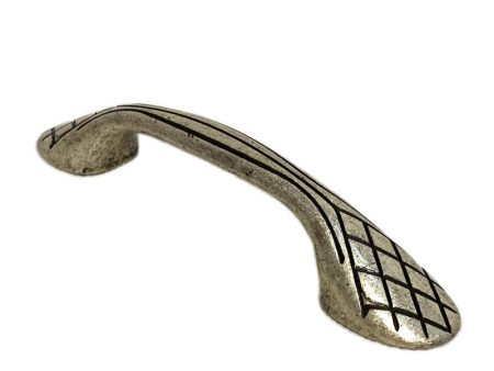 Furniture Handle 96mm Antique Silver Sale